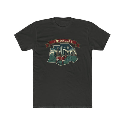 I Heart Dallas Tee — Vintage Dallas Skyline T-Shirt