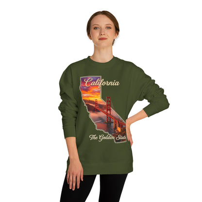 California Golden State Sweatshirt — Golden Gate Sunset Crew