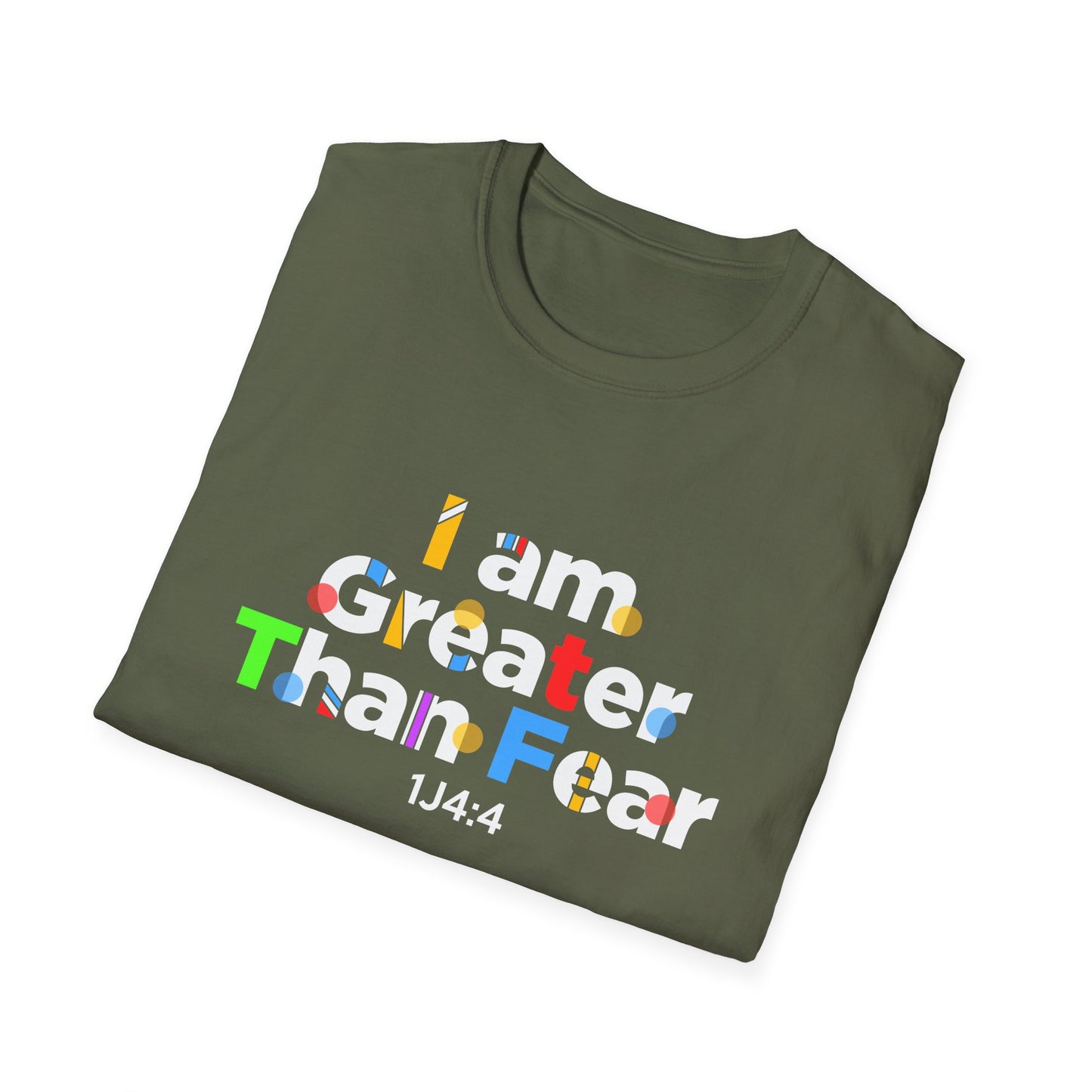 I Am Greater Than Fear 1j4:4 T-Shirt