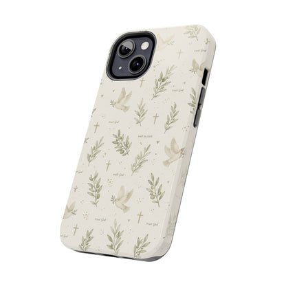 Walk By Faith Phone Case | Christian Floral iPhone Case