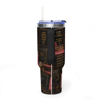 Campus CEO 40oz Vacuum Tumbler – Motivational College Planner Travel Mug
