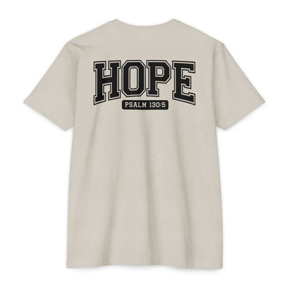Hope Psalm 130:5 T-Shirt — Inspirational Faith Tee
