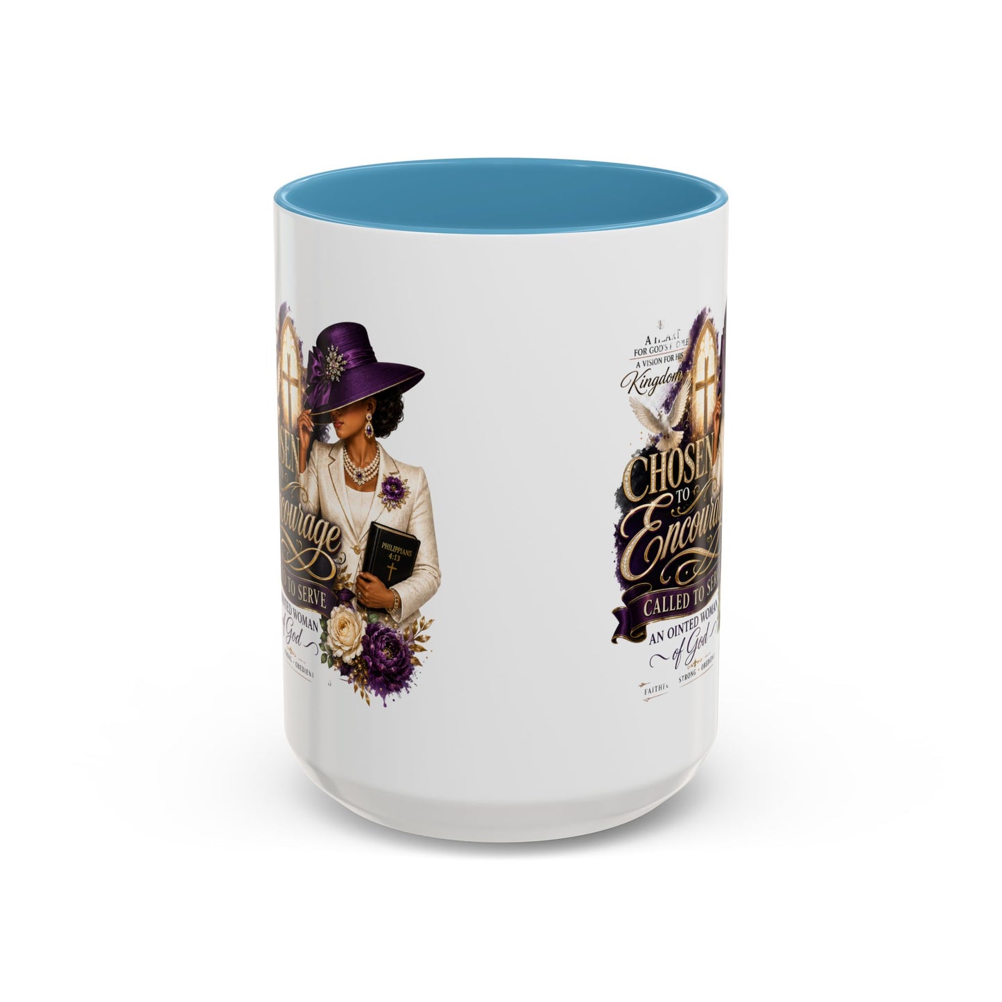 Chosen to Encourage Coffee Mug — Christian Woman Faith Gift (11/15oz)