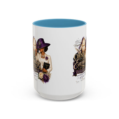 Chosen to Encourage Coffee Mug — Christian Woman Faith Gift (11/15oz)