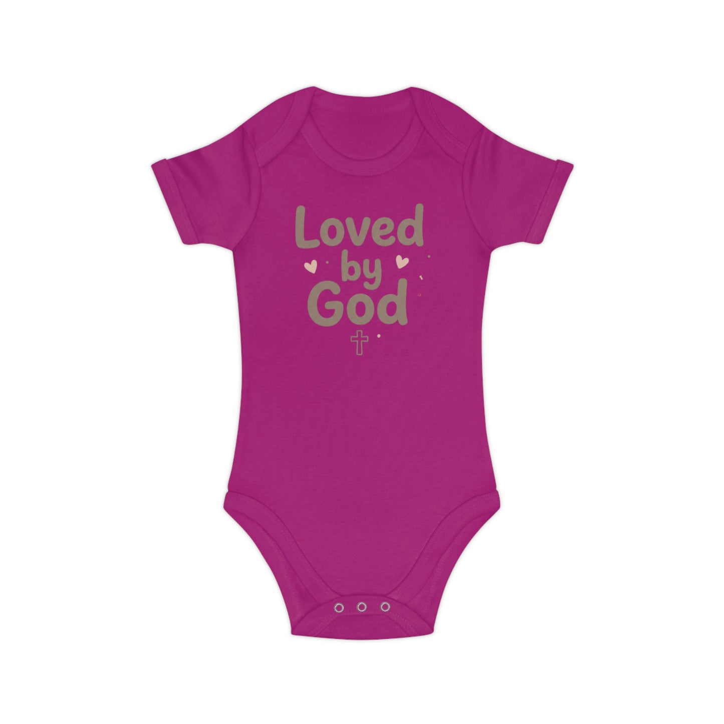 Loved by God Baby Bodysuit — Christian Infant Onesie