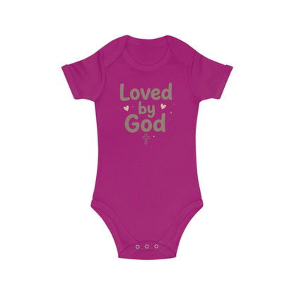 Loved by God Baby Bodysuit — Christian Infant Onesie