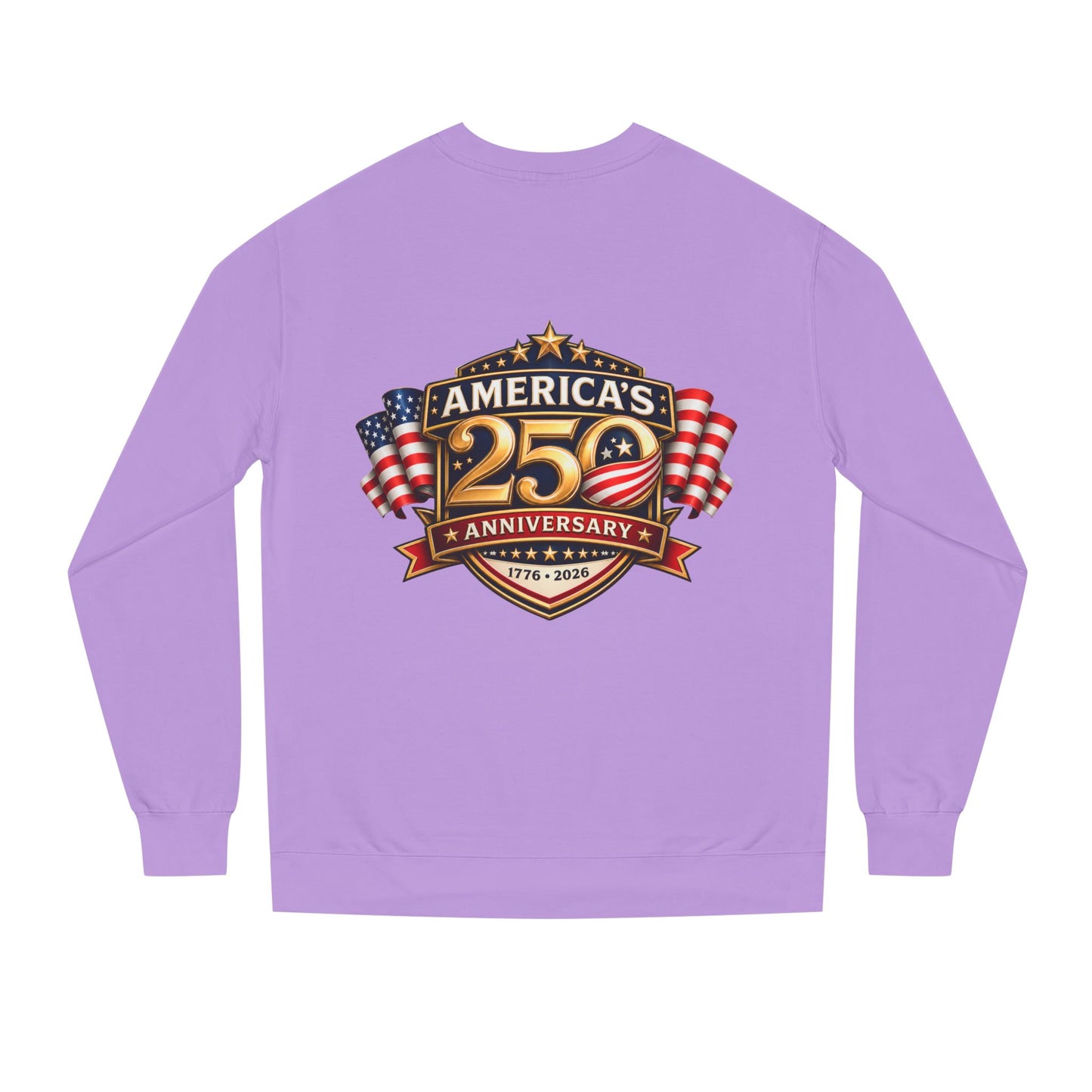 America's 25th Anniversary Sweatshirt — Patriotic USA Flag Crewneck (1776–2026)
