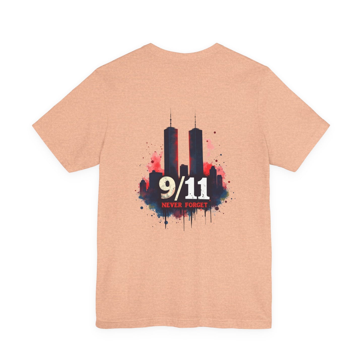 9/11 Never Forget T-Shirt — World Trade Center Memorial Tee