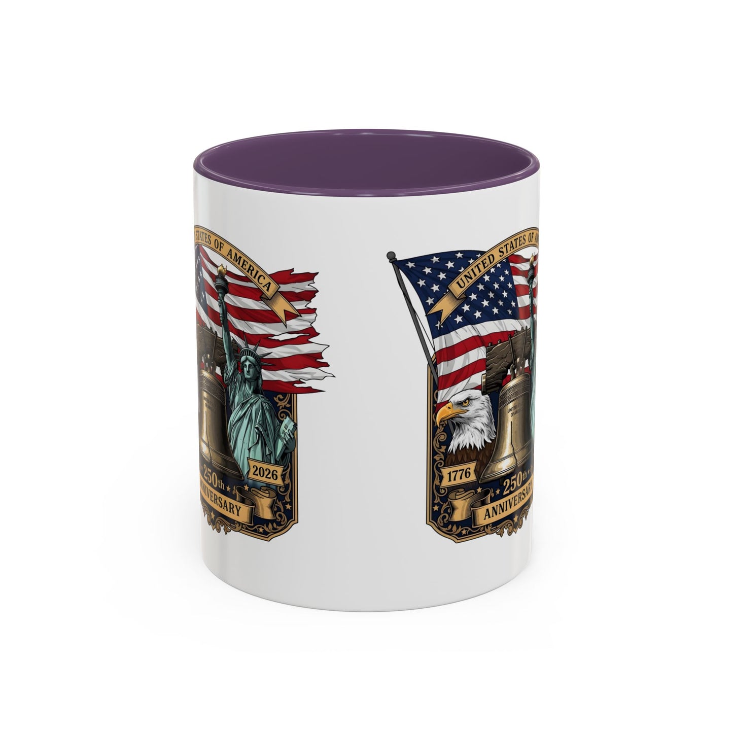 Liberty Anniversary Coffee Mug — 250th USA Celebration Accent Mug