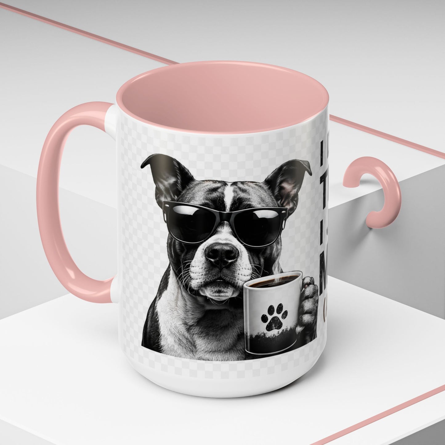 Dog Lover Coffee Mug — "I Don't Need Therapy I Just Need My Dog (And Coffee)" Accent Mug