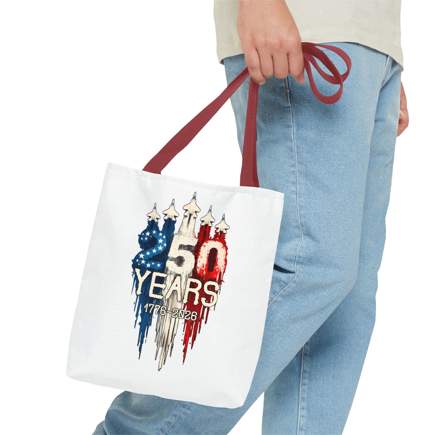 50 Years USA Anniversary Tote Bag — 1776–2026 Patriotic Celebration Tote