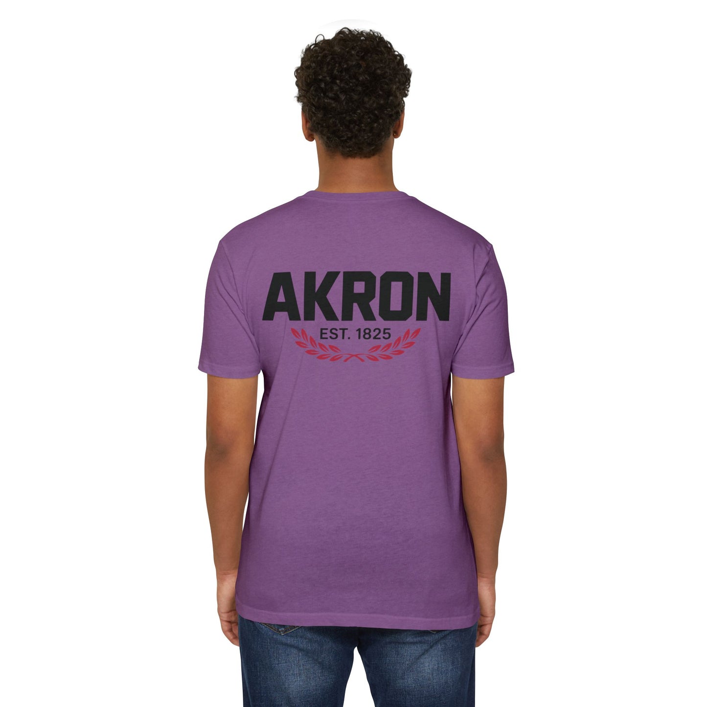 Akron EST. 1825 Retro City T-Shirt — Vintage Collegiate Tee