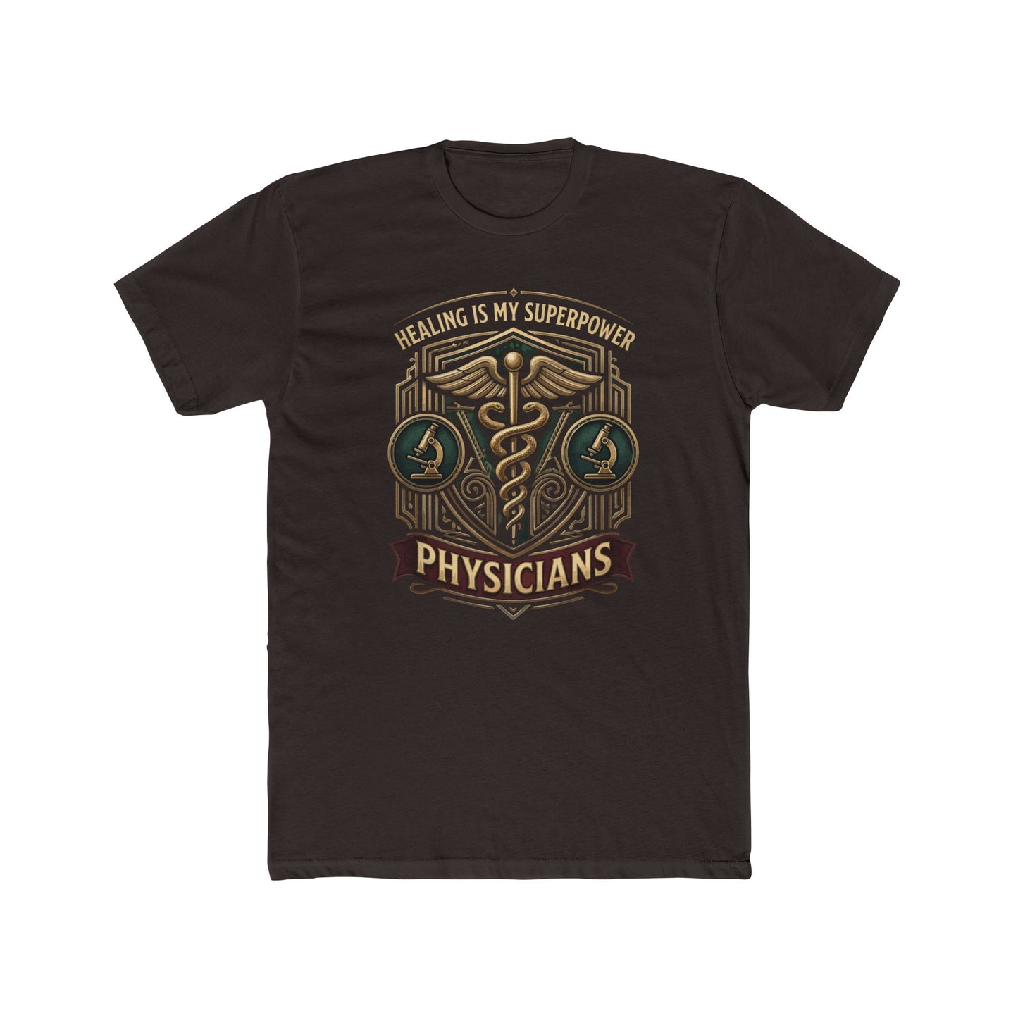 Physicians Tee — "Healing Is My Superpower" Medical Caduceus Shirt