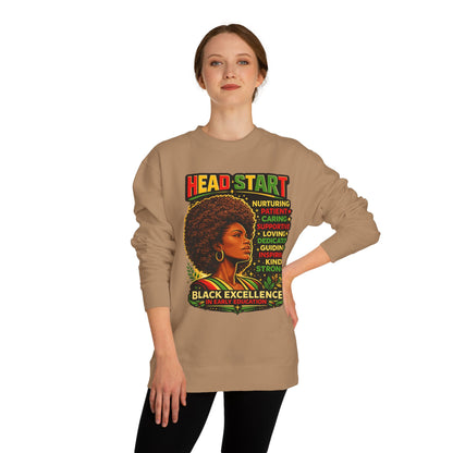 Head Start Black Excellence Sweatshirt — Afrocentric Empowerment Crewneck