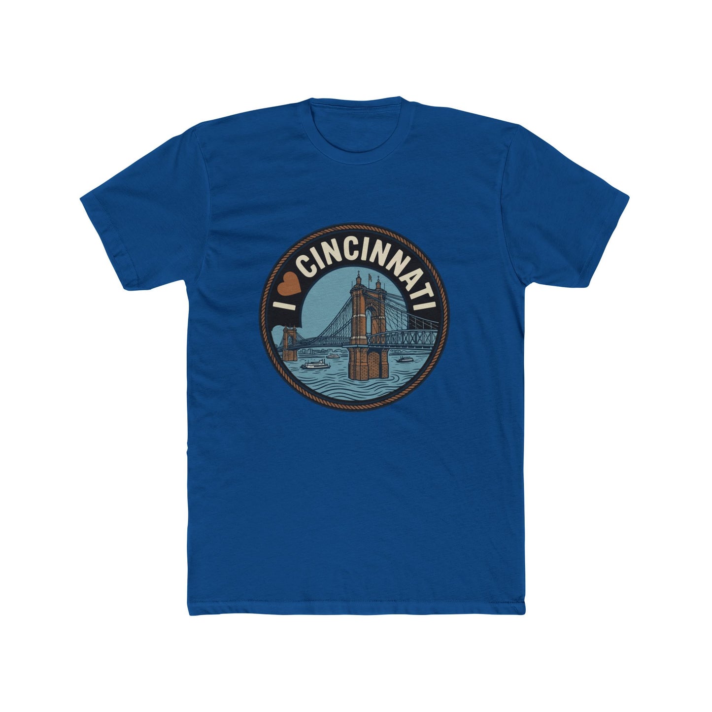 I Heart Cincinnati Tee — Cincinnati Skyline Crew T-Shirt