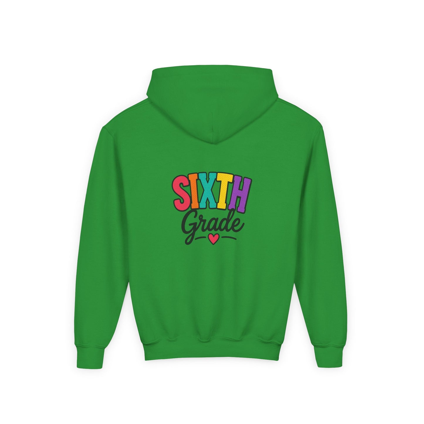 Sixth Grade Kids Hoodie – Colorful Back-to-School Sweatshirt