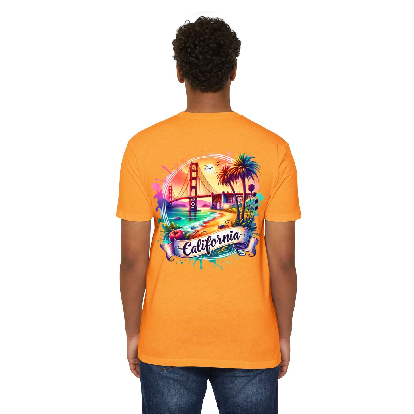 California Sunset T-Shirt — Golden Gate Palm Beach Graphic Tee