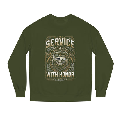 Police 'Service With Honor' Crewneck Sweatshirt