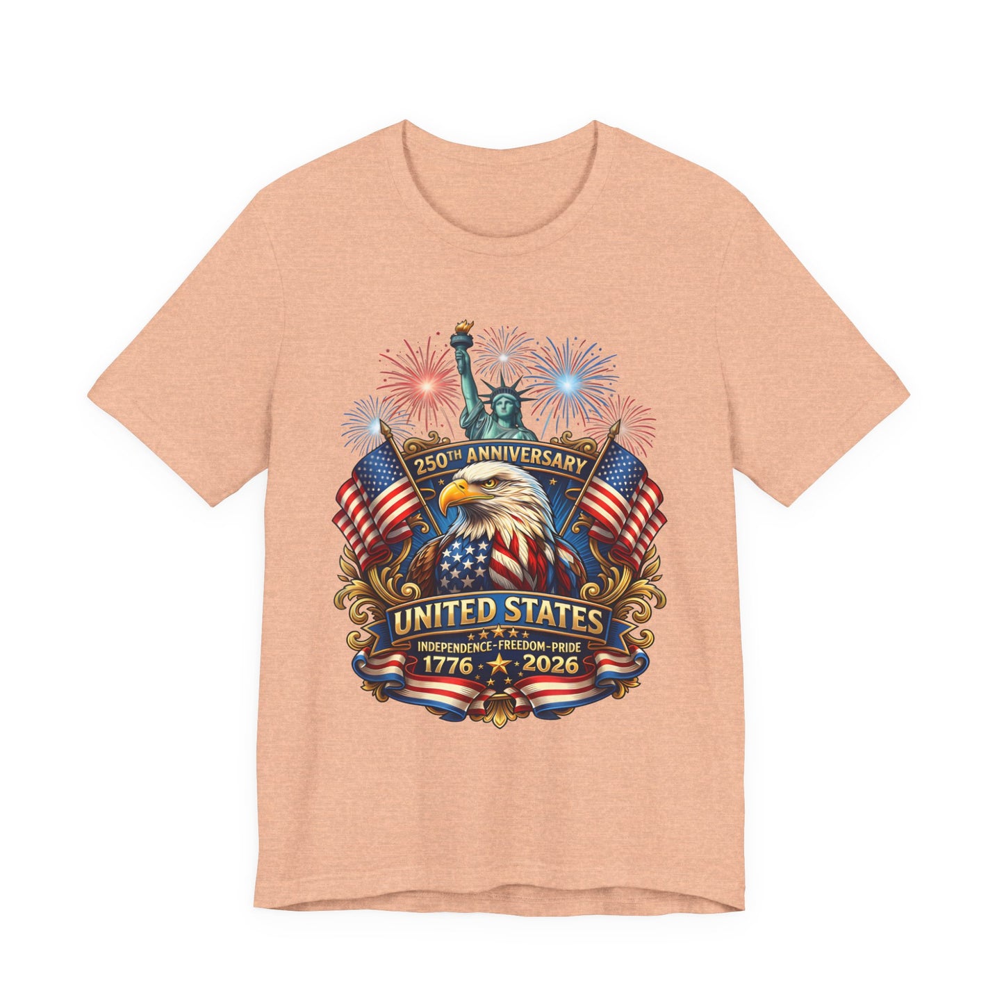 250th Anniversary United States Eagle T-Shirt – 1776–2026 Patriotic Tee