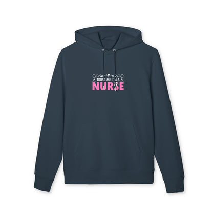 Nurse Pink Logo Hoodie — Cozy Medical Sweatshirt for Nurses