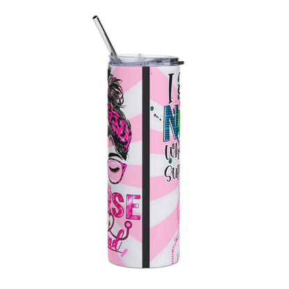 Nurse Stainless Steel Tumbler — “I am a Nurse, What’s Your Superpower?” 20oz