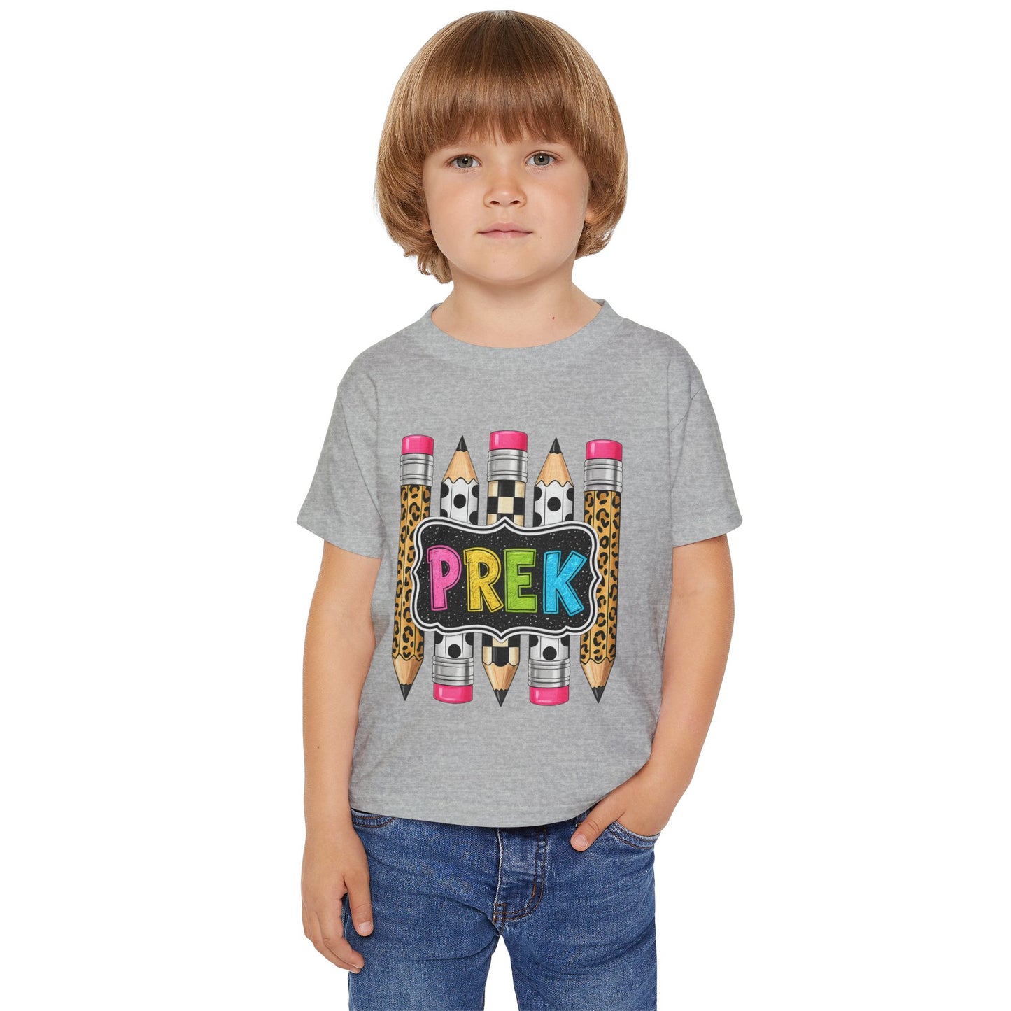 PREK Toddler T-Shirt — Colorful Pencils Back-to-School Tee