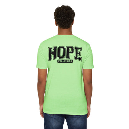 Hope Psalm 130:5 T-Shirt — Inspirational Faith Tee