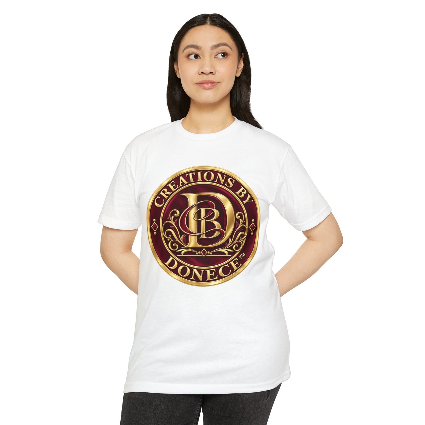 Creations By Donece Gold Emblem T-Shirt