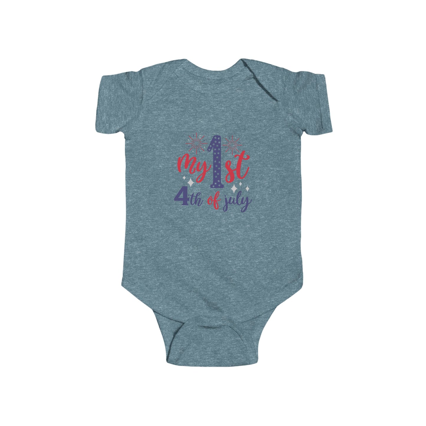 My 1st 4th of July Infant Bodysuit — Baby Independence Day Onesie