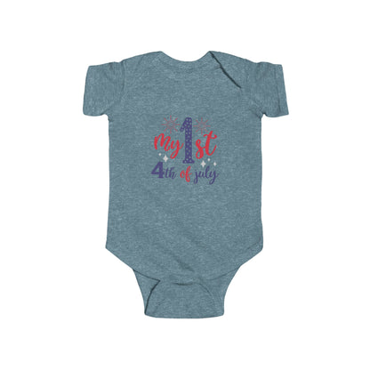 My 1st 4th of July Infant Bodysuit — Baby Independence Day Onesie
