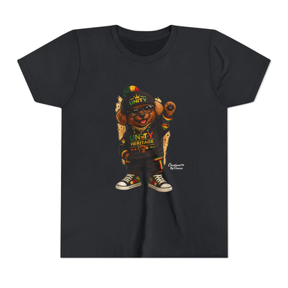 Kids Unity Heritage Tee — Youth Short Sleeve Shirt with 'Unity' Design