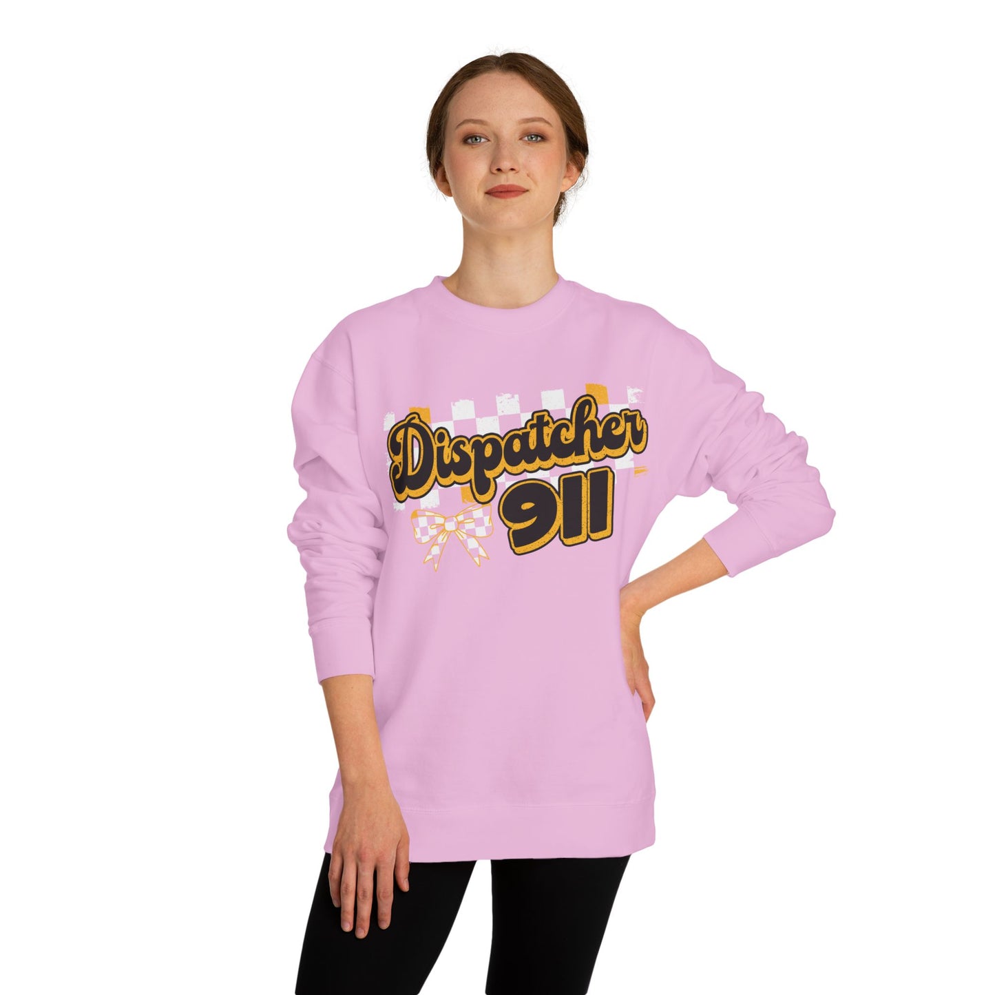 Dispatcher 911 Crewneck Sweatshirt — Emergency Dispatcher Gift