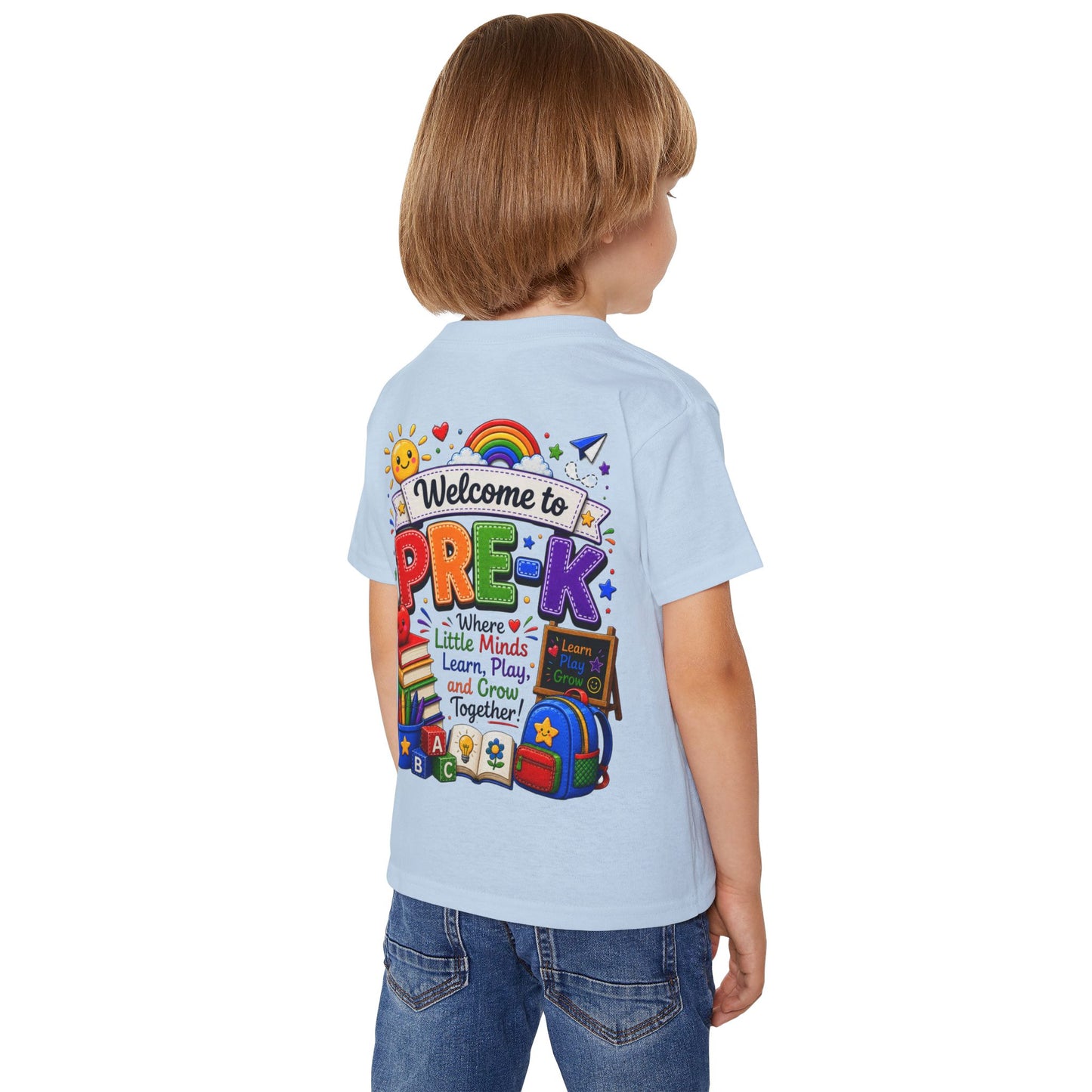 Welcome to Pre-K Toddler T-Shirt — Colorful Back-to-School Preschool Shirt
