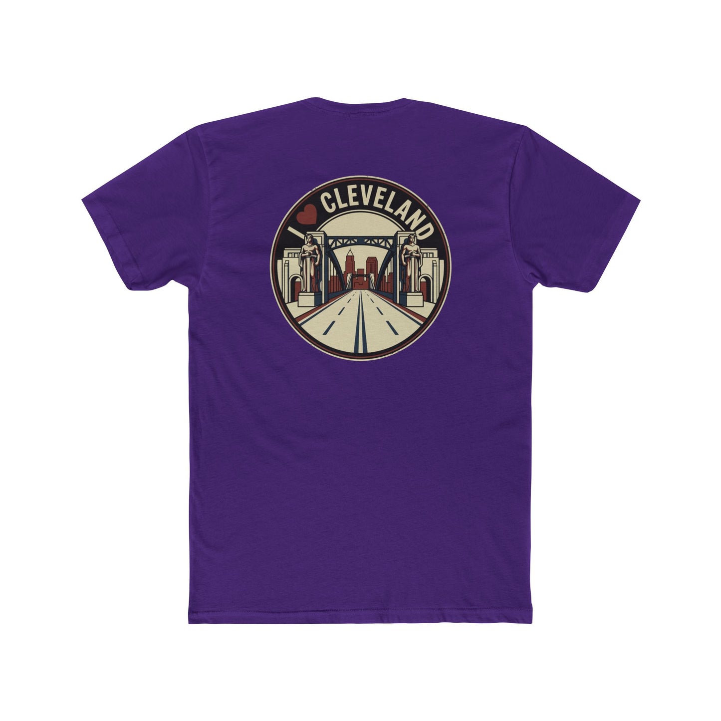 Cleveland Retro Cityscape Tee — I  Cleveland Graphic T‑Shirt