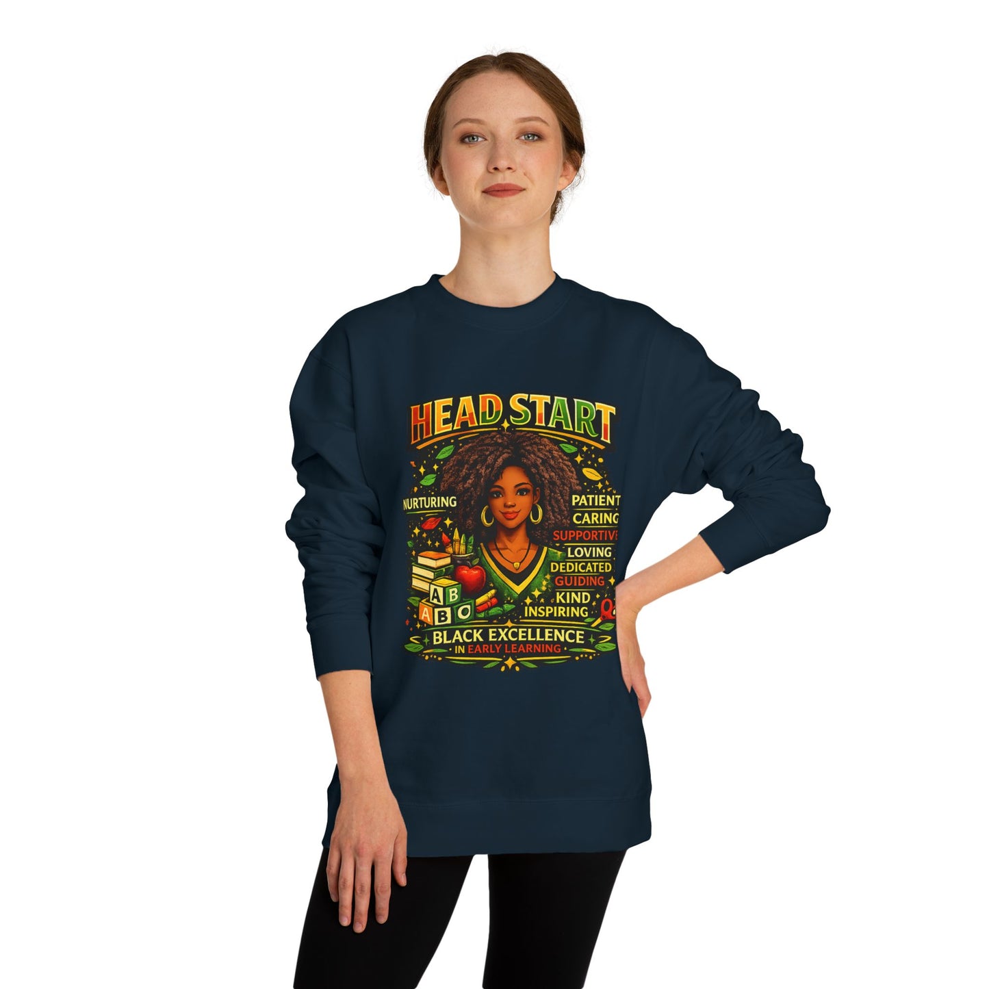 Headstart Black Excellence Sweatshirt — Inspirational Teacher / Early Education Crewneck