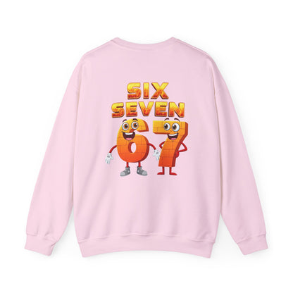 Six Seven 67 Cartoon Graphic Sweatshirt