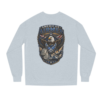 American Airmen Eagle Sweatshirt — Patriotic Air Force Crewneck