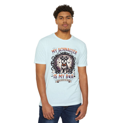 My Schnauzer Is My Boo T-Shirt — Halloween Dog Lover Tee