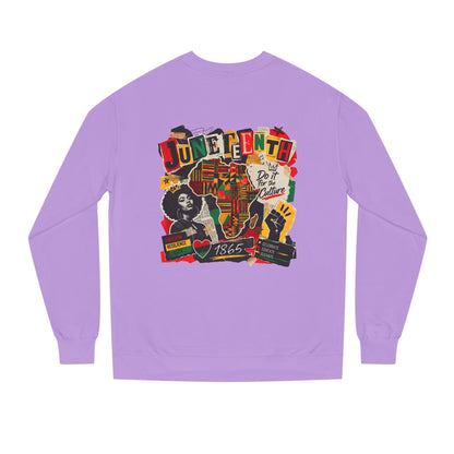 Juneteenth Celebration Sweatshirt — African Heritage '1865' Graphic Crewneck