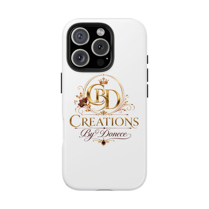 BD Creations By Donece Elegant Logo Tough Phone Case — Protective iPhone Cover