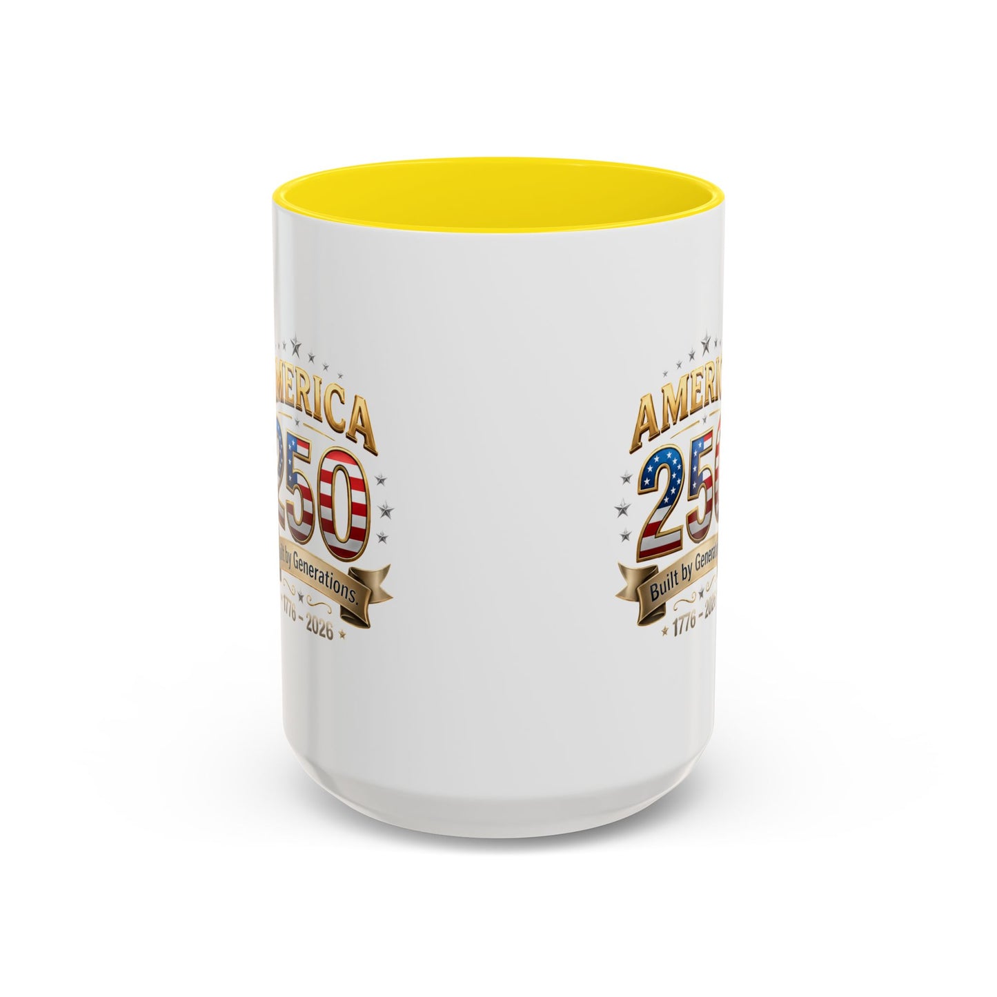 America 250 Coffee Mug — Patriotic 1776–2026 Anniversary Accent Mug