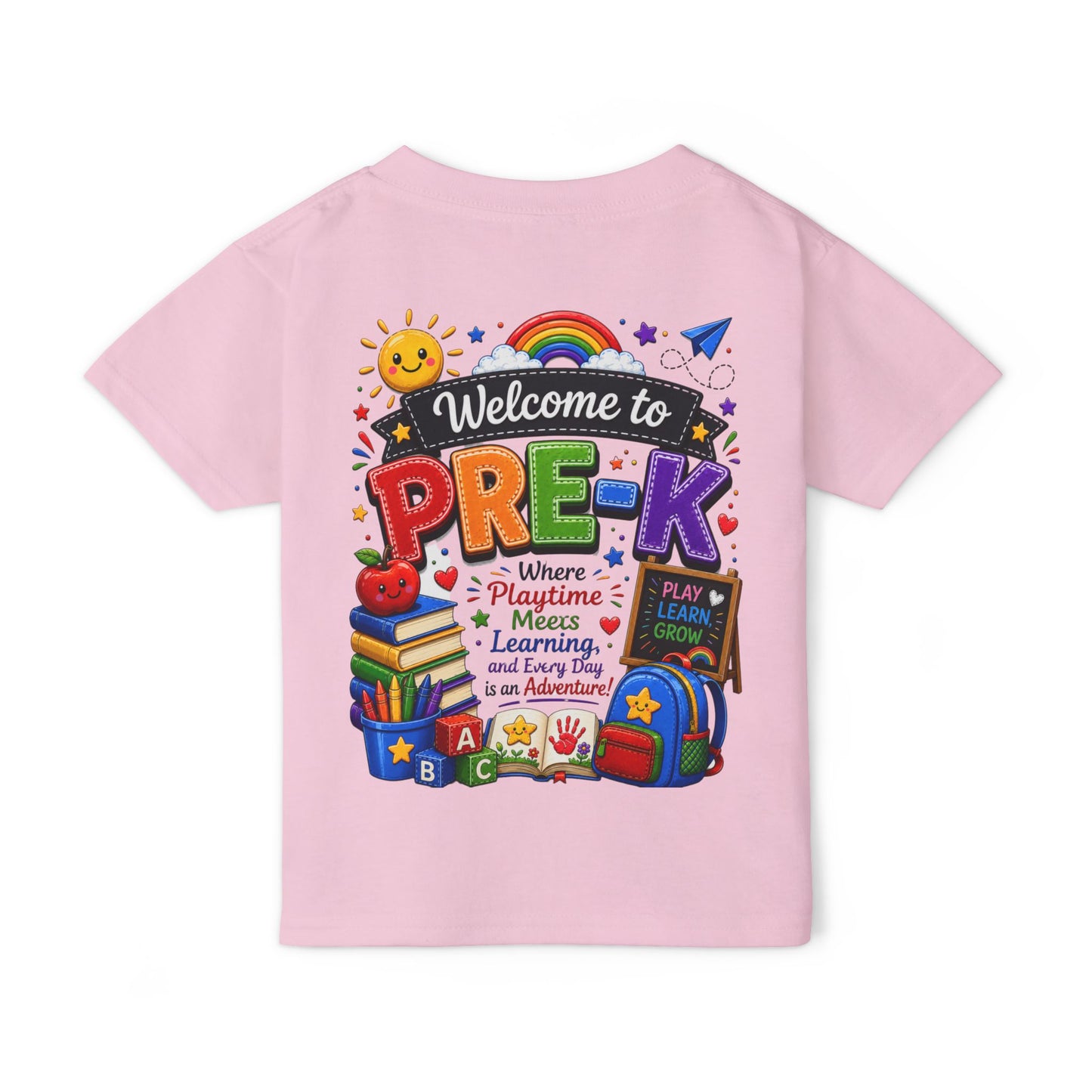 Welcome to Pre-K Toddler T-Shirt – Colorful Back-to-School Preschool Tee