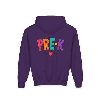Pre-K Kids Hoodie — Colorful Cute Pre-K School Hooded Sweatshirt for Toddlers