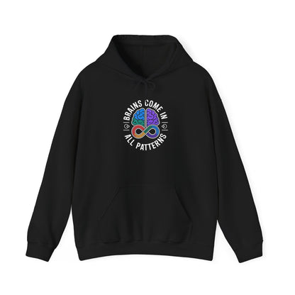 Brains Come in All Patterns Hoodie