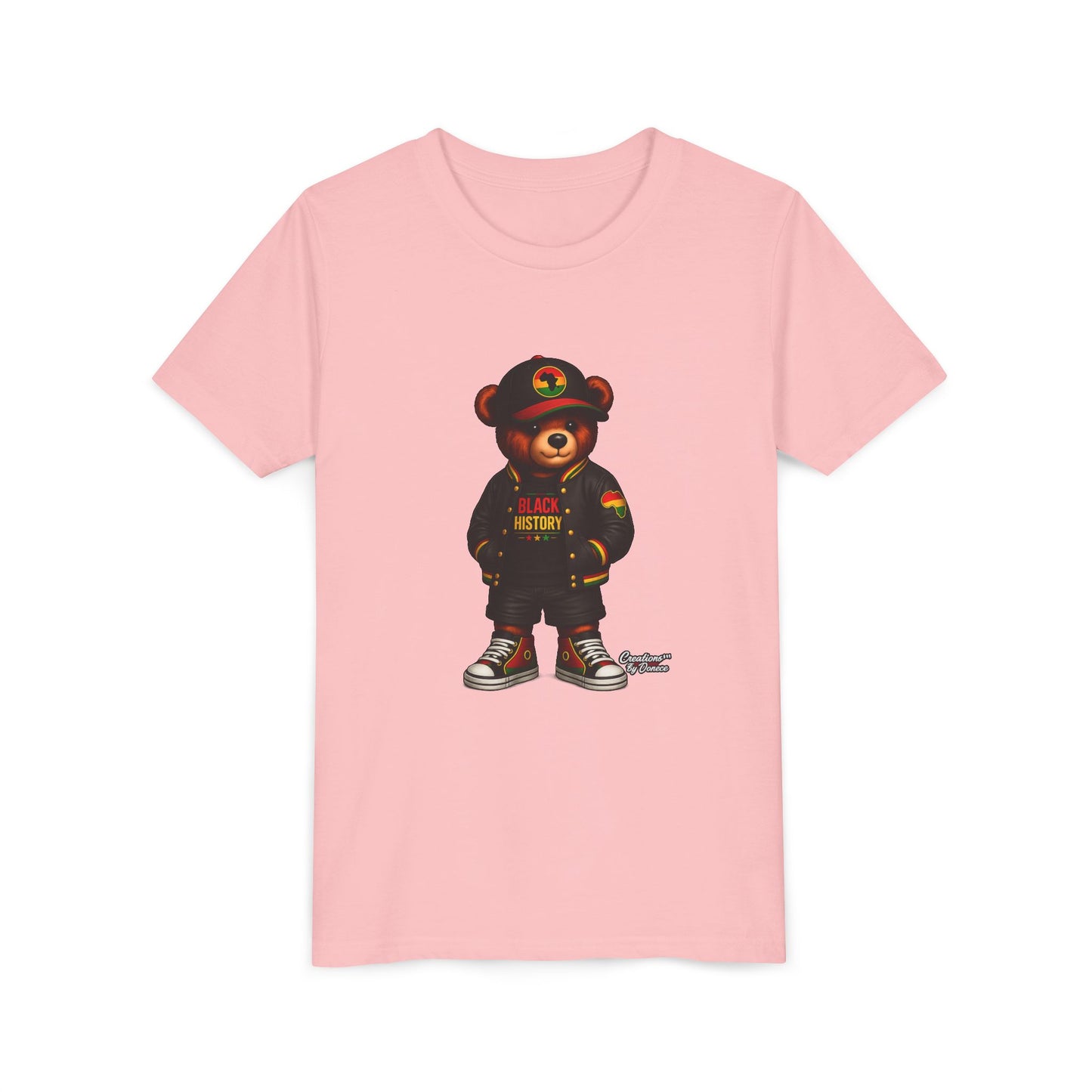 Kids 'Black History' Streetwear Bear Tee