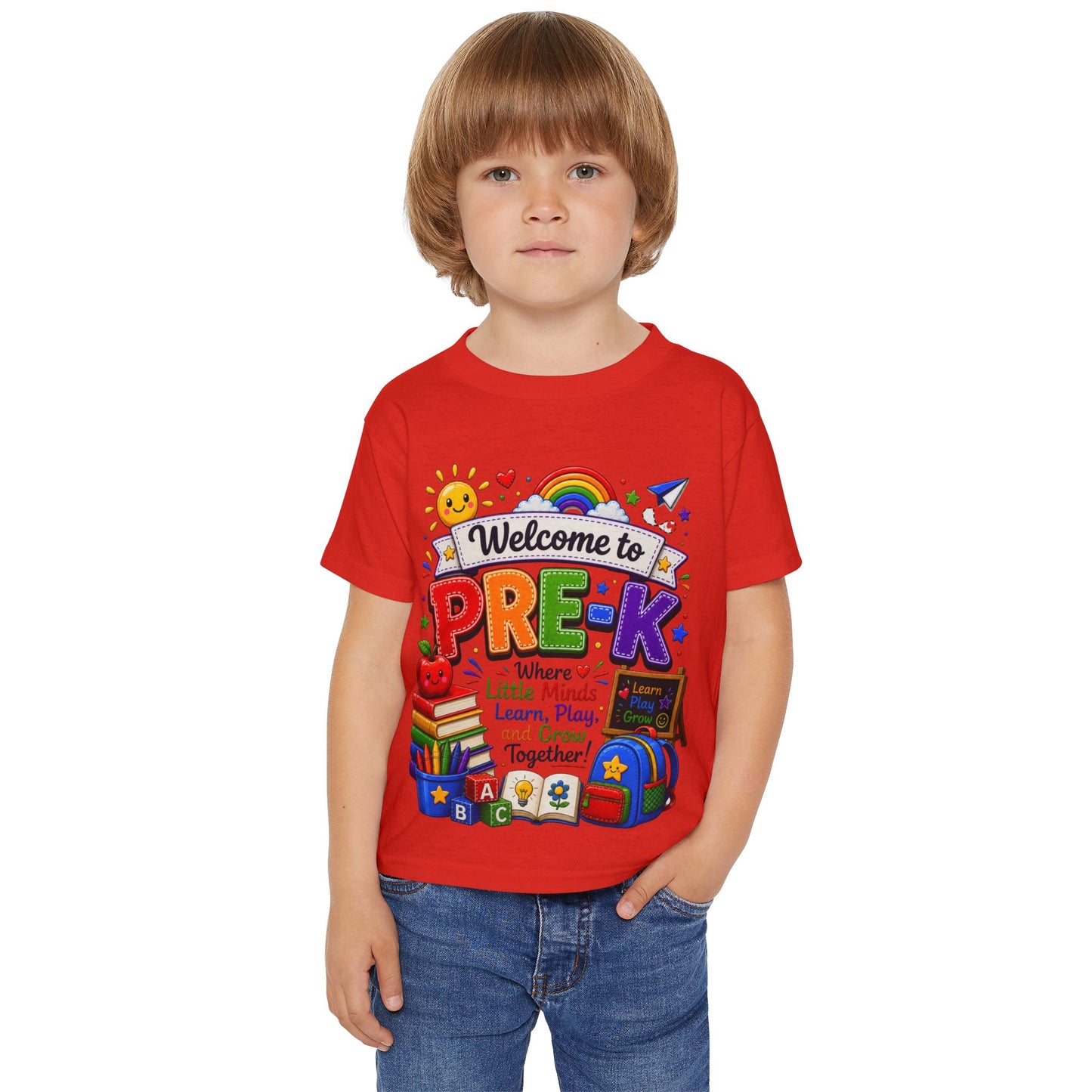 Welcome to Pre-K Toddler T-Shirt — Colorful Back-to-School Preschool Shirt