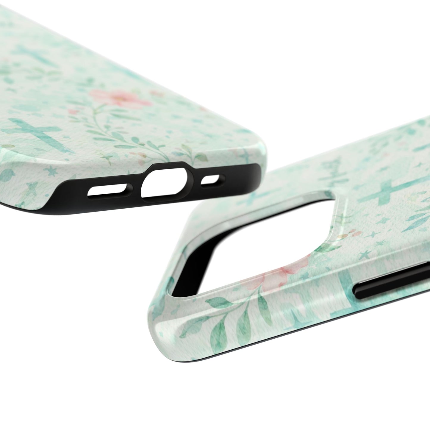 Walk By Faith Phone Case | Christian floral iPhone Case