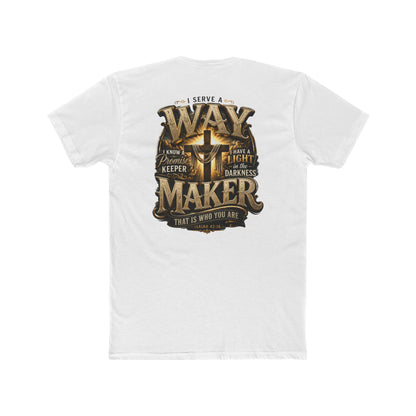 Waymaker T-Shirt — Christian Faith Graphic Tee with Cross and Inspirational Verse