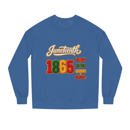 Juneteenth 1865 Sweatshirt — History • Culture • Resilience • Respect
