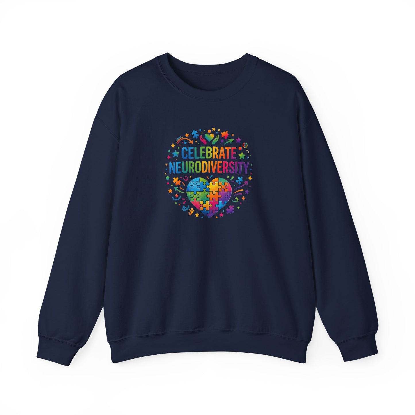 Celebrate Neurodiversity Crewneck Sweatshirt